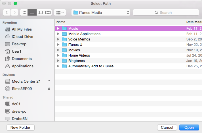 what file is itunes music stored in