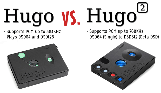 Chord Hugo versus Hugo 2 Comparison